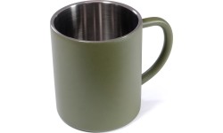 BasicNature Stainless steel thermo mug 'Deluxe'