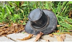 Origin Outdoors Leather Hat 'Crushable'