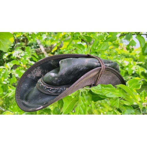 Origin Outdoors Leather Hat 'Crushable'