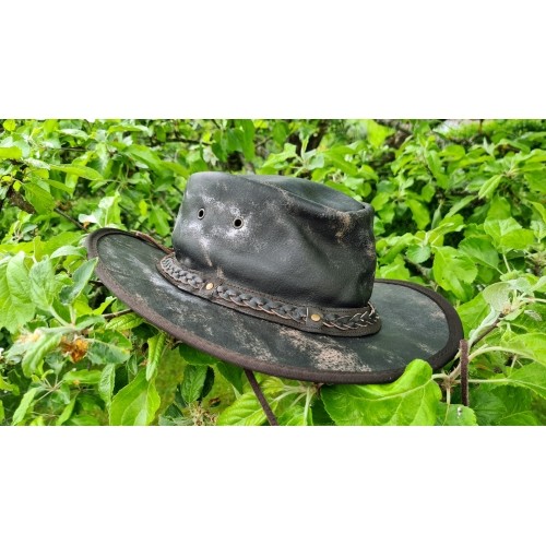 Origin Outdoors Leather Hat 'Crushable'