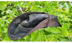 Origin Outdoors Leather Hat 'Crushable'