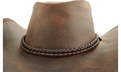 Origin Outdoors Leather Hat 'Trapper'