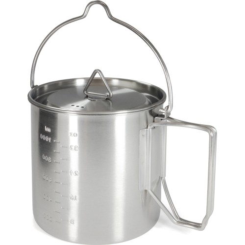 Garnek turystyczny ze stali nierdzewnej Origin Outdoors „2 in 1"