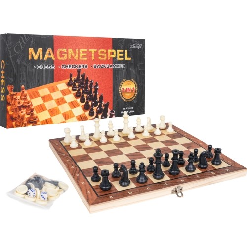 Wooden Game Set 3in1