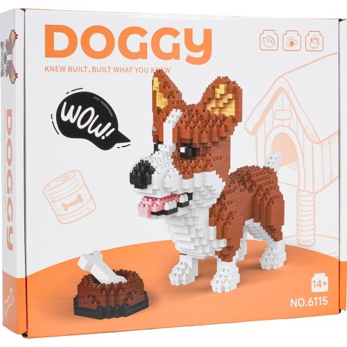 Welsh Corgi 1200 piece building set