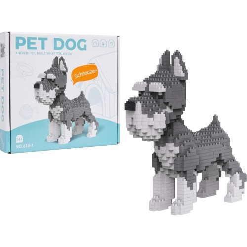 800 piece Schnauzer building set