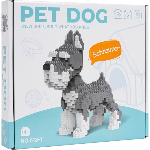 800 piece Schnauzer building set