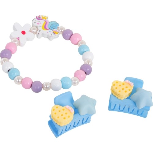 White Flower Unicorn Jewelry Set