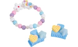 White Flower Unicorn Jewelry Set