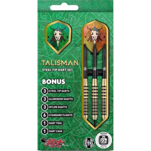 Rzutki Shot Value Range Talisman, mosiądz i stal, 3 szt.