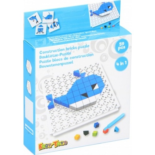 Zestaw konstrukcyjny Eddy Toys, 59 elementów, ABS