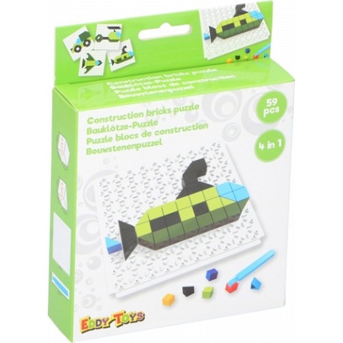 Zestaw konstrukcyjny Eddy Toys, 59 elementów, ABS