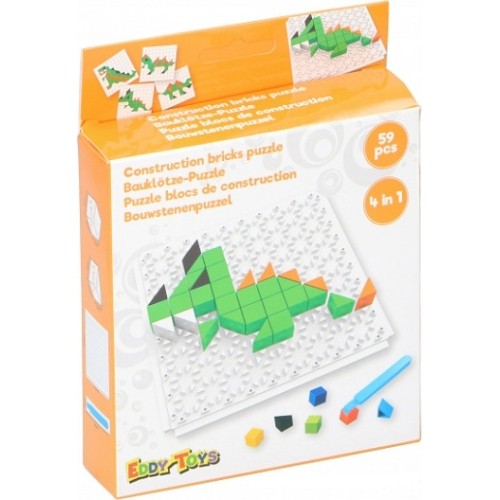Zestaw konstrukcyjny Eddy Toys, 59 elementów, ABS