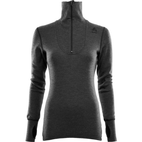 Damski sweter Aclima DW Maren Zipped Jumper, czarny, rozmiar S - 74