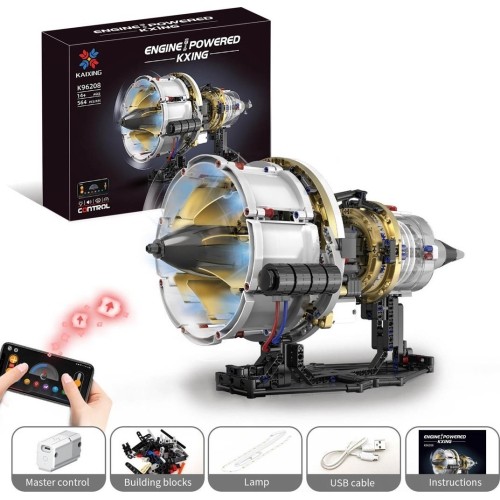 Brick set Motor with USB and Light 564el.
