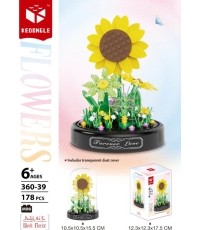 Blossom set with lampshade 178el.