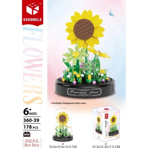 Blossom set with lampshade 178el.