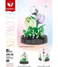 Blossom set with lampshade 151el.