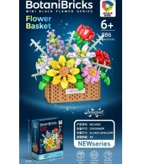 Coloured Bouquet Bricks Set 886el.