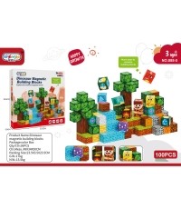 Set of Magnetic Bricks 100el.