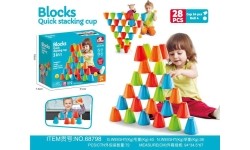 Coloured cups arcade game