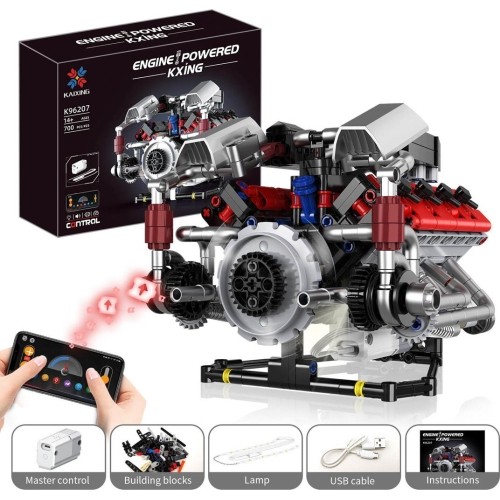 Brick set Motor with USB and Light 700el.