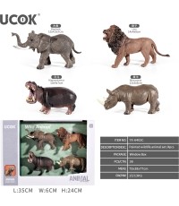 Wildlife set 4el.