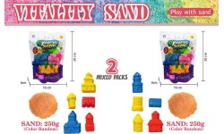 Coloured Kinetic Sand Yellow Castle + Accessories