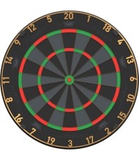 Sisal Dartboard Bull’s Advantage Black Edition