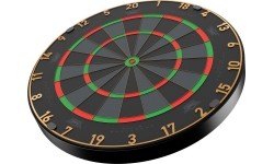 Sisal Dartboard Bull’s Advantage Black Edition