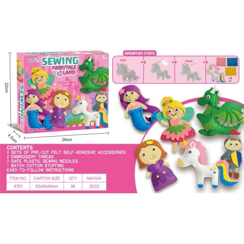 Creative Figure Embroidering Set Princess Edition
