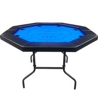 Buffalo Octagon poker table blue