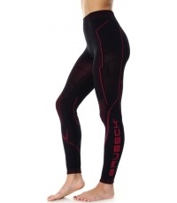 Women’s Thermal Motorcycle Pants Brubeck Cooler LE12470 - Black/Amaranth