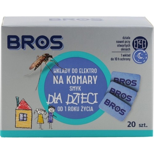 Bros wkłady do urządzenia elektrycznego dla dzieci, 20 szt.