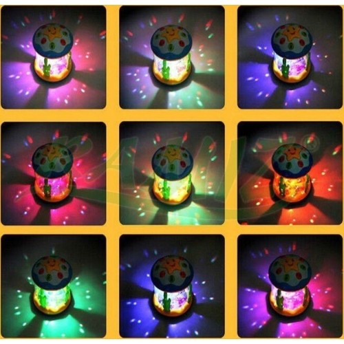 Lampa-projektor muzyczny 3 w 1