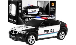 Licencjonowany samochód policyjny 1:24 R/C Bmw X 6 Black Police