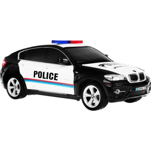Licencjonowany samochód policyjny 1:24 R/C Bmw X 6 Black Police