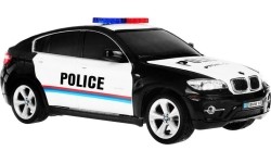 Licencjonowany samochód policyjny 1:24 R/C Bmw X 6 Black Police