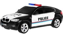 Licencjonowany samochód policyjny 1:24 R/C Bmw X 6 Black Police