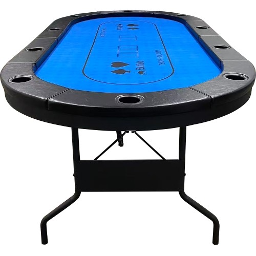 Buffalo High poker table blue