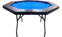 Buffalo Octagon poker table blue