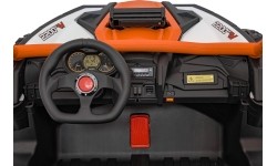 Pojazd elektryczny Buggy SR SUPER 66, pomarańczowy