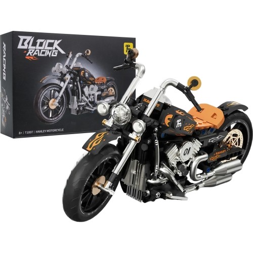 Motorcycle Brick Set Black 455pcs.