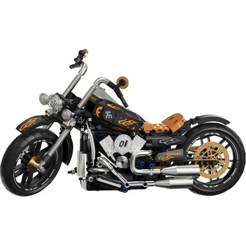 Motorcycle Brick Set Black 455pcs.