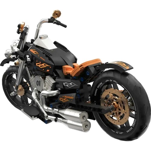 Motorcycle Brick Set Black 455pcs.