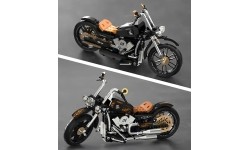 Motorcycle Brick Set Black 455pcs.