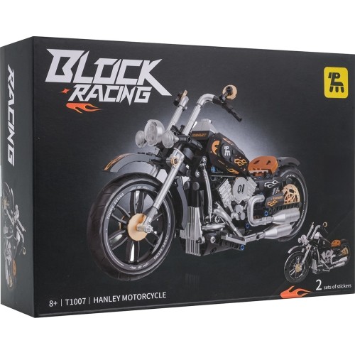 Motorcycle Brick Set Black 455pcs.