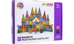 Zestaw klocków magnetycznych 3D, 67 szt.
