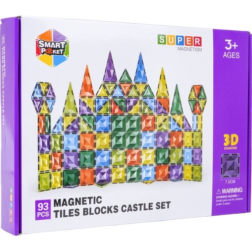 3D Magnetic Blocks Set 93pcs.