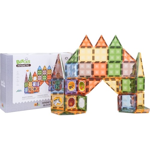 Zestaw klocków magnetycznych 3D, 85 szt.